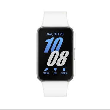 smart saat samsung: Yeni, Smart saat, Samsung, Sensor ekran, rəng - Ağ