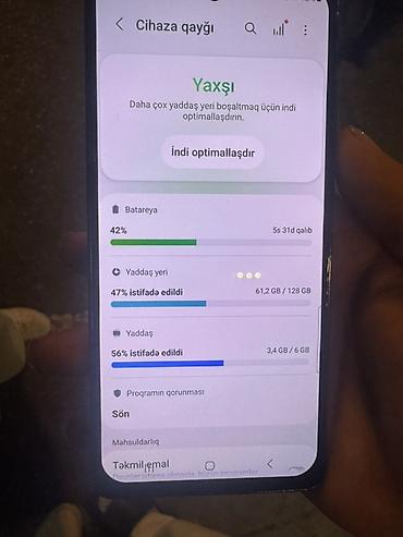 samsung s23 fe: Samsung 128 GB, rəng - Mavi, Düyməli, Barmaq izi, İki sim kartlı — 4