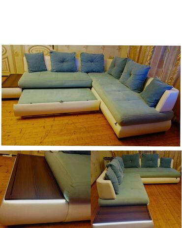 журнальный стол из двигателя: Künc divan, İşlənmiş, Bazalı