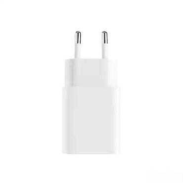 Adapteri i punjači za laptop: USB-C zidni punjač, EU utikač (2 pina), kompaktan i lagan, bela boja — 2