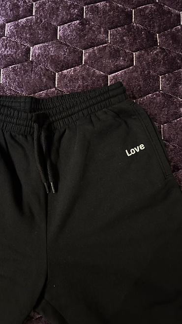 idman şalvarı: Qara rəngli idman şalvarı (H&M), ölçü S - Material: 60% pambıq — 2