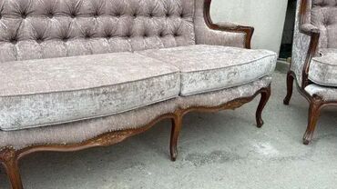 Stilske garniture: Stilska garnitura - trosed i dve fotelje - KAO NOVA 🛋️✨ Trosed sa dve — 5