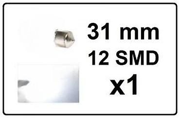 drveni stol: LED sijalica za automobil – C5W/Festoon, 31 mm, 12x SMD, bela svetlost — 3