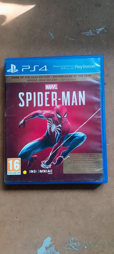 диск playstation: Игра SPIDER MAN 1 GAME OF THE YEAR EDITION диск в хорошем состоянии с