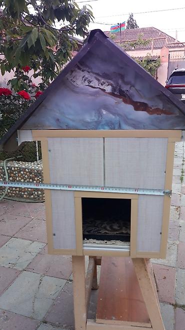 cucə yuvası: Məhsul: Açıq havada istifadə üçün pişik evi Təsvir: Qapalı pişik evi — 9