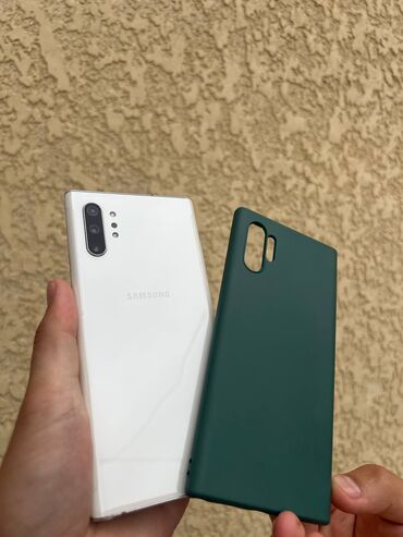 самсунк а 10: Samsung Note 10 Plus, Б/у, 256 ГБ, цвет - Белый