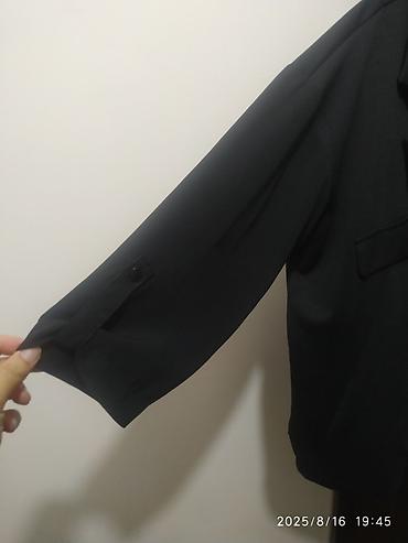 big xxl: Трикотажный корейский пиджак,на 46 р,сост отл — 4