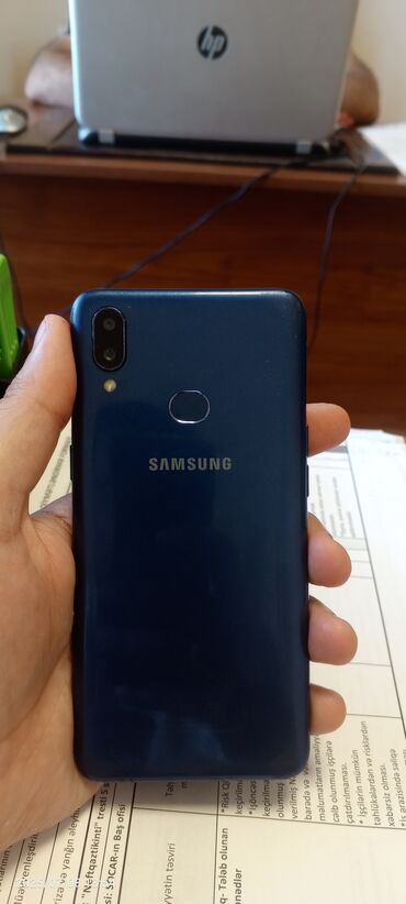 samsung a10s ekranı: Samsung Galaxy A10s, 32 GB, rəng - Göy, Sensor, Barmaq izi, İki sim kartlı