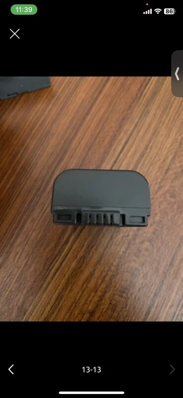 Foto və video aksesuarları: Panasonic CGA-DU06 batareyası, 7.2V və 600mAh gücündədir. Bu batareya