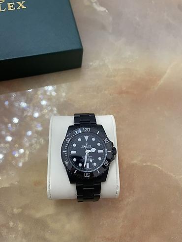 Aksesuarlar: Rolex Submariner – qara keramik bezel və qara rəngli Oyster qolbaqla — 1