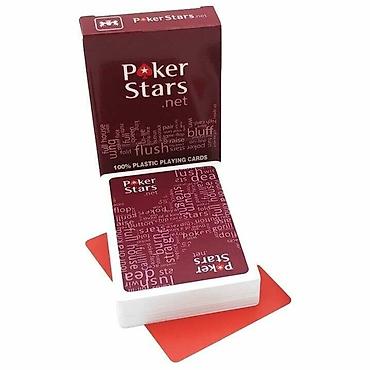 cards: Пластиковые игральные карты PokerStars / Copag, покерный формат — 6