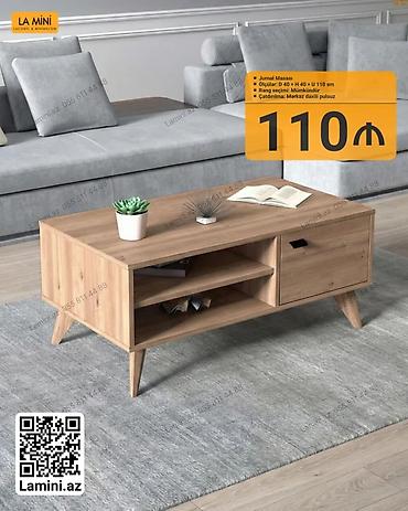 Mebel: Jurnal masası – LA MINI - Ölçülər: Dərinlik 40 sm × Hündürlük 40 sm × — 1