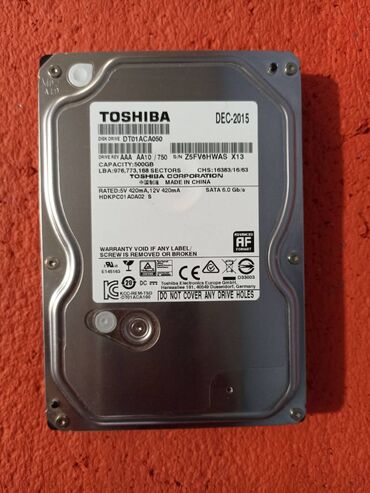 оперативная память ddr3 ноутбук: Накопитель, Б/у, Toshiba, HDD, 512 ГБ, 3.5", Для ПК