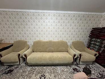 стол для офиса: Комплект мягкой мебели, Б/у, Самовывоз, цвет - Бежевый — 2