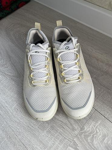 кросовки ecco: ECCO BIOM 2.1 X Country в бело желтом цвете с сетчатым верхом — 3