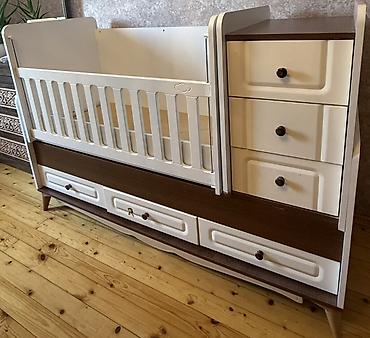 mebel materialı: Uşaq çarpayısı- materialı çox bərk dir, matrasıda var isteyen olsa — 1
