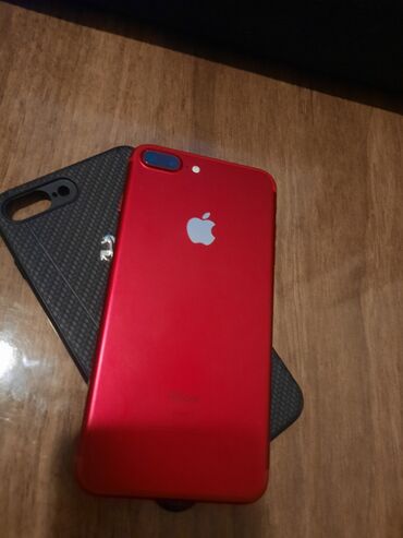 i̇pone 7: IPhone 7 Plus, 128 GB, Qırmızı, Barmaq izi
