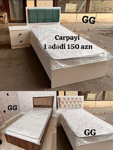 Çarpayılar: Tək nəfərlik çarpayı - Ölçü: standart tək nəfərlik - Material — 2
