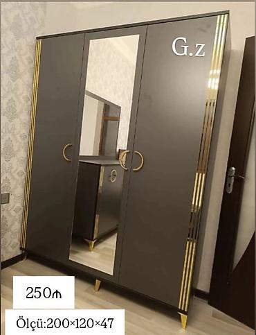 rusiyada saat necedi: *Dolab 3 qapılı 230Azn* *İstehsal Rusiya Laminat 18/lik qalınlıqda* — 1