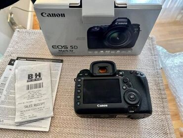 lazna kamera: Canon EOS 5D Mark IV DSLR Camera with 24-105mm f/4L II Lens in box