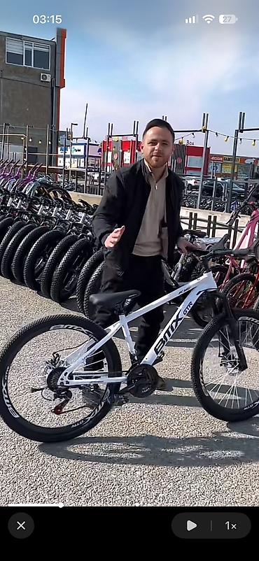 Спортивные велосипеды: 340 alınıb təcili satılır 2 aydı alınıb az sürülüb həyətdə yatır — 1