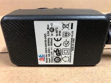 foxsur battery charger: Adapter/napajanje 3V 1000mA sa dvojnim okruglim konektorom (2-pinski) — 5