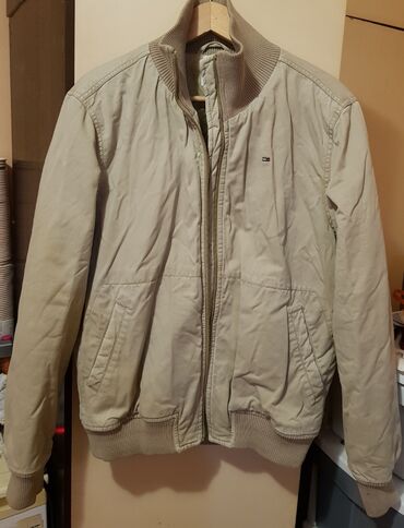 bež mantil kombinacije: Transitional jacket, Twill, Tommy Hilfiger, color - Beige