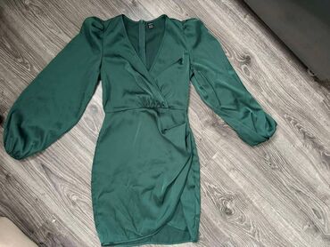 jakna 4: XS (EU 34), color - Green, Cocktail, Long sleeves