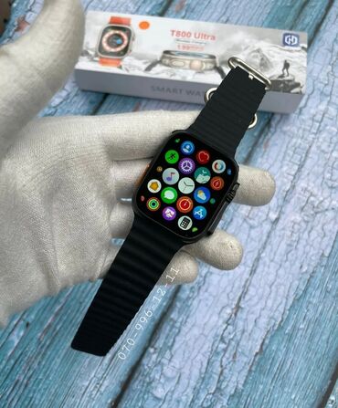 ultra watch: Smart watch T800 Ultra Wireless Charging 🔋 1.99 infinite Display