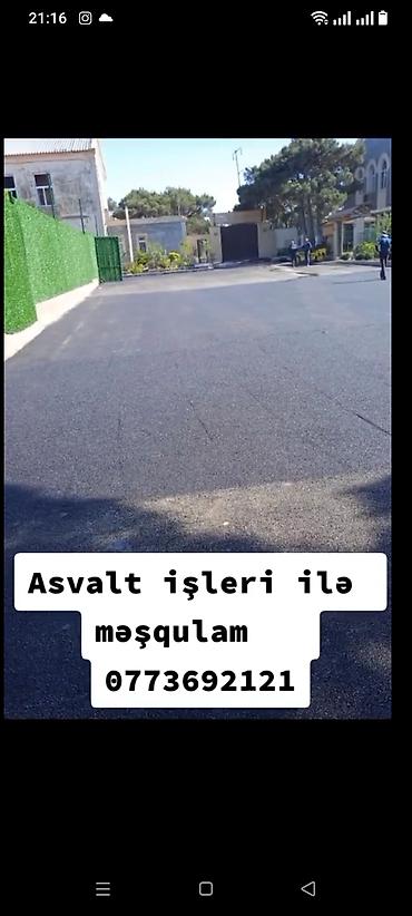 Döşəmə işləri: Asfalt işləri – peşəkar icra - Həyət, yol, dayanacaq, giriş-çıxış və — 5