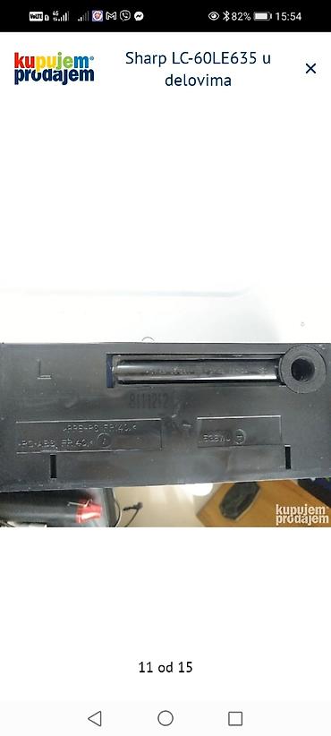 Aksesoari za TV i video: Sharp LC-60LE635 – delovi i module Dostupni originalni delovi sa — 12
