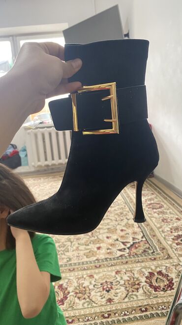 обувь экко: Ботинки и ботильоны AURA SHOES, 39, цвет - Черный