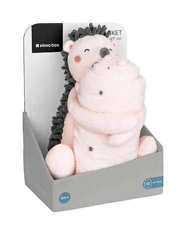 karneri: KikkaBoo Baby ćebence sa plišanom igračkom 70x100 – Hedge Hugs (šifra — 4