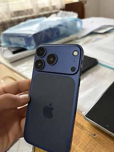ıphone barter: IPhone 17 Pro, 64 GB, Mavi, Qırıq — 1