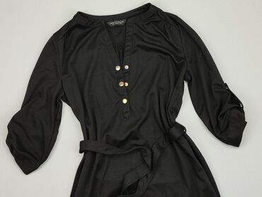 czarna sukienki z falbana: Dress, L (EU 40), Dorothy Perkins, condition - Very good