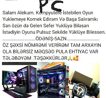 yük: Xidmət: Kompüterə oyunların yüklənməsi və öyrədilməsi - Kompüterinizə — 1