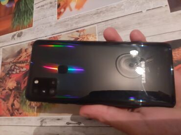 samsung i997: Samsung Galaxy A21S, 64 ГБ, цвет - Черный, Отпечаток пальца, Face ID
