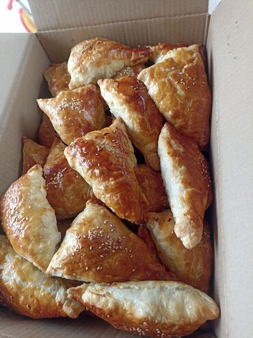 Выпечка, хлебобулочные изделия: Магазиндерге заказ алабыз. Самса из слоёного теста - Треугольные — 1