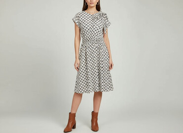 sukienki dla puszystych na wesele allegro: Sukienka damska, rozmiar S