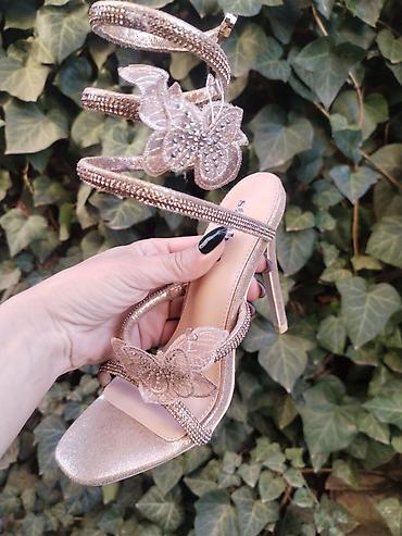 Sandale: Sandale br. 37, jednom nošene. - Brend: Stephan Paris - Elegantne — 7