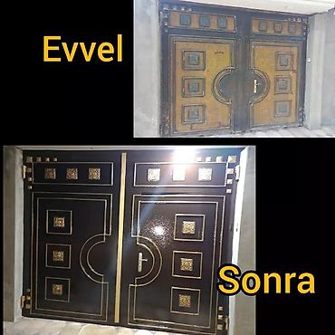 Ворота и комплектующие: Darvazalari̇n renglenmesi̇ temi̇r xidməti baki sumqayit ərazisində — 5