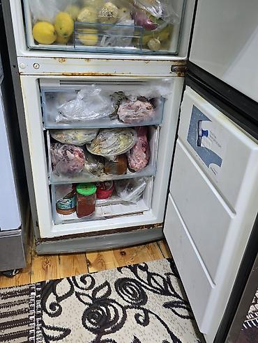 buzxana: İşlənmiş 2 qapılı Electrolux Soyuducu Satılır, rəng - Boz — 2