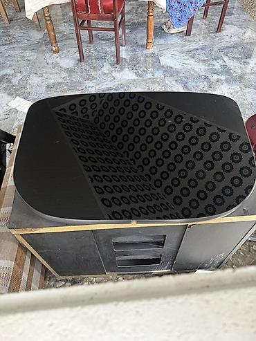 mingəcevir mebel: Şüşə qapılı TV tumbası Teze kimidi iwlek veziyetdedi qirigi sokuyu — 7