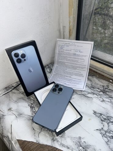 айфон 11 цена бишкек бу: IPhone 13 Pro, Колдонулган, 256 ГБ, Sierra Blue, Куту, 79 %