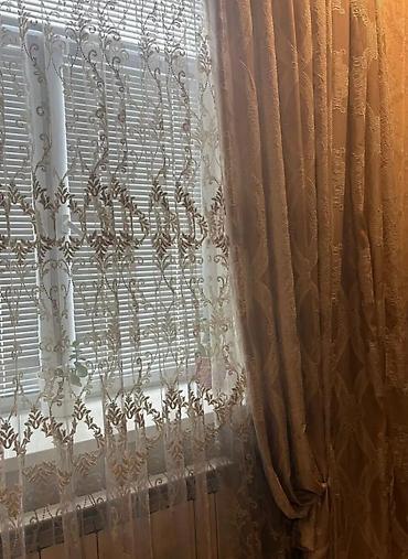 iplik: Klassik üslubda pərdə dəsti - Tərkib: ikiqat sistem – qalın dekorativ — 2