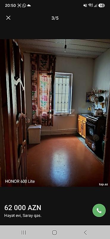 mastagada ev satilir: Həyət evi – Saray qəs. - Qiymət: 62 000 AZN (şəkildə göstərilib) - — 1