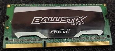 Оперативная память (RAM): Оперативная память, Б/у, Samsung, 4 ГБ, DDR3, 1600 МГц, Для ноутбука — 8