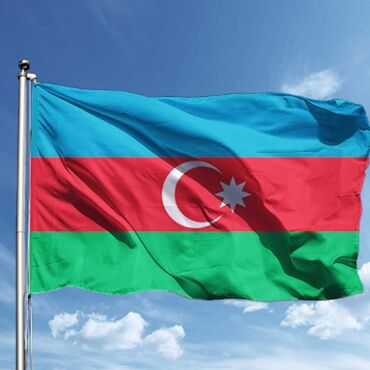 azərbaycan inzibati xəritəsi 2020: Bayraq Azərbaycan bayrağı Türkiyə istehsalı pambıq parça 100x200
