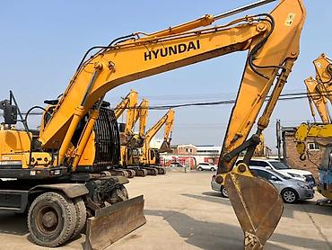 210w: Экскаватор, Hyundai, 2016 г., Колесный — 10