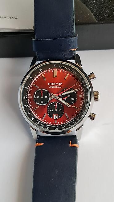 Ručni satovi: HONMIN HM8009 muški ručni sat – hronograf sa tahimetrom - Kućište od — 1